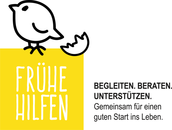 Bild vergrößern: Frühe Hilfen_Logo mit Slogan
